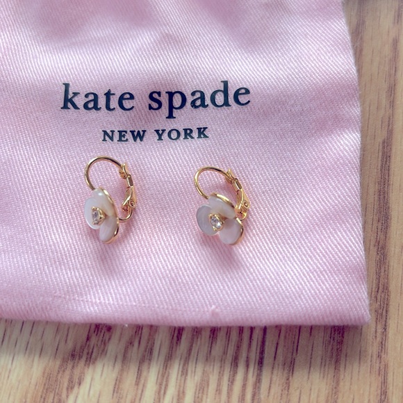EUC Kate Spade Floral Earrings - Picture 4 of 5